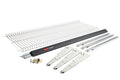 Rubbermaid Fast Track Garage 9-Piece Steel Wire Shelf Starter Kit, Track Storage System