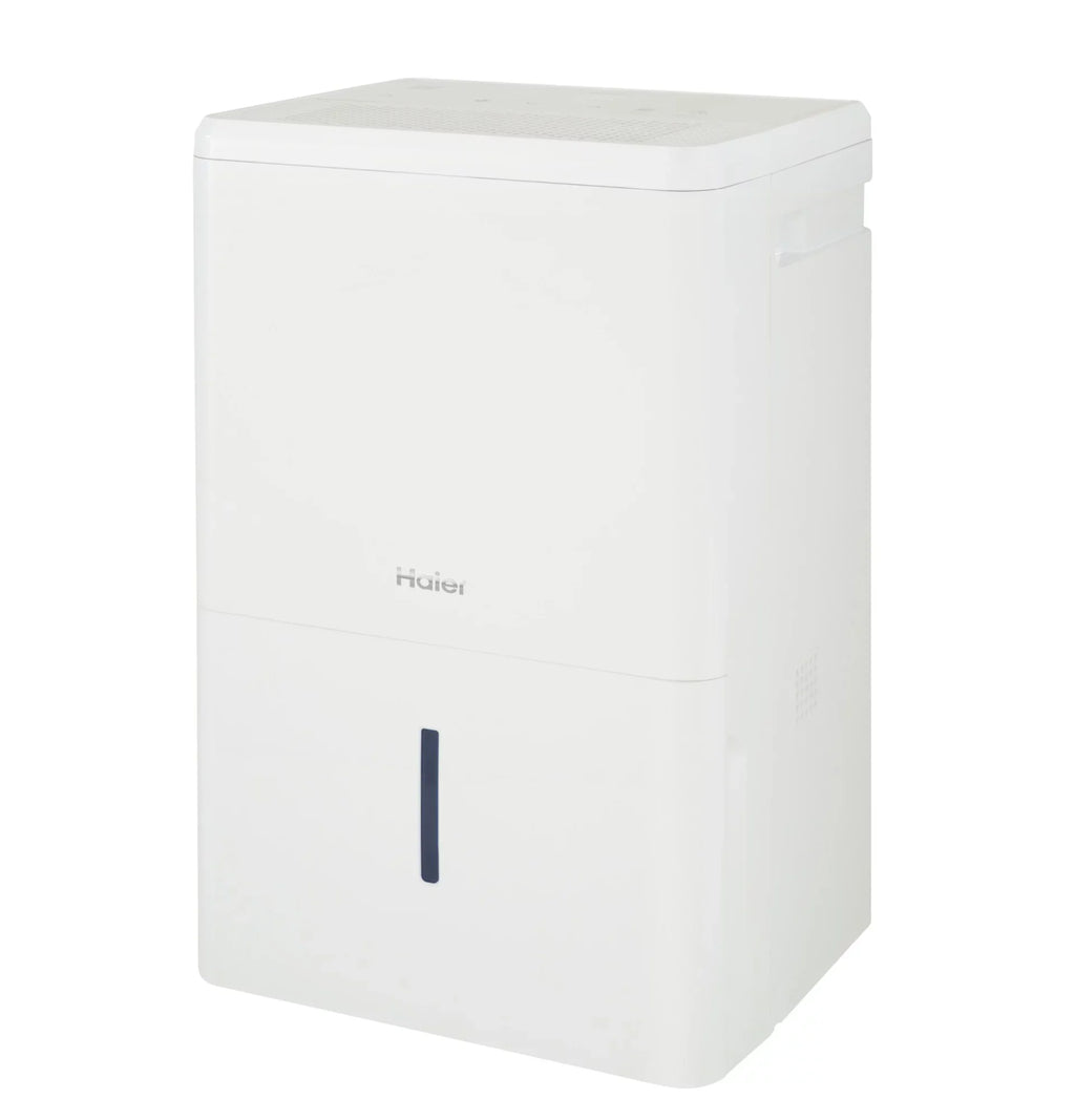 Restored Haier QDHR50LZ 50-Pint 3-Speed LED Digital Controls Portable Dehumidifier, White (Refurbished)