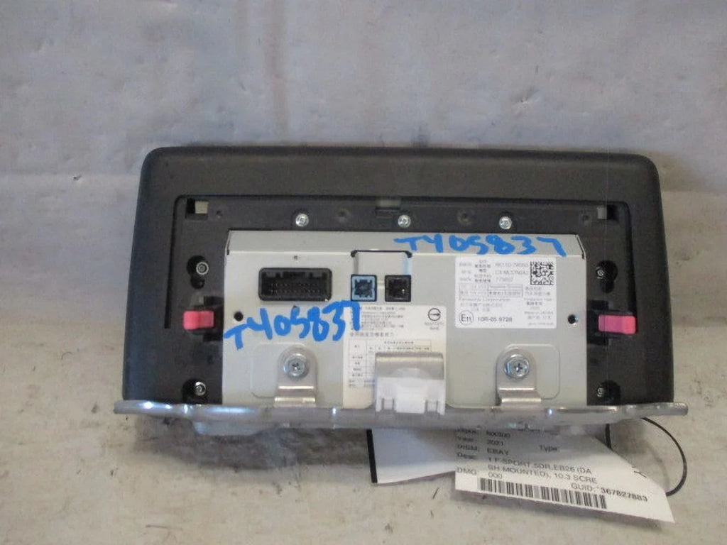 Pre-Owned 2019 2020 2021 Lexus NX 300 8" Information Display Monitor OEM (Good)