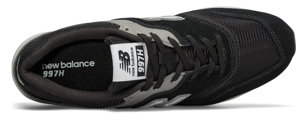 New Balance Men's 997H V1 Classic Sneaker, Black/Silver, 10.5