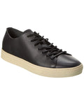 Vince Collins Leather Sneaker, 10.5, Black