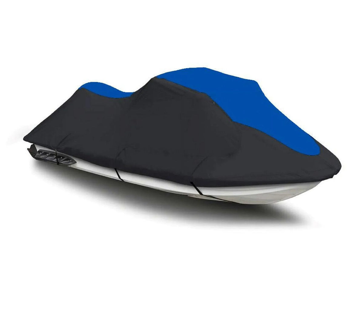BLACK / BLUE HEAVY-DUTY, 600 DENIER Cover Compatible for Polaris SLH 1997 1998 1999 2000 2001 / SL1050 1997 Jet Ski PWC Cover 1-2 Seater