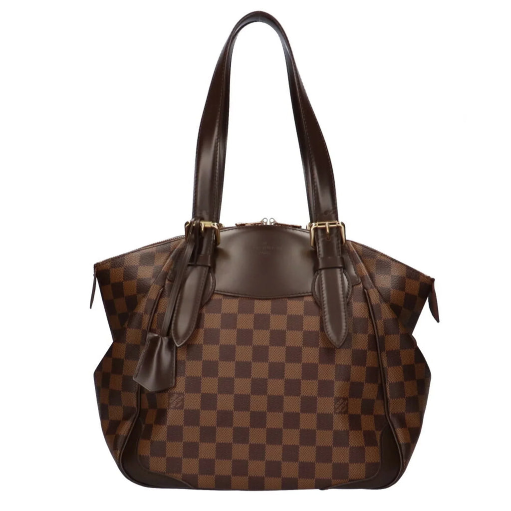 Authenticated Second-hand Louis Vuitton LOUIS VUITTON Verona MM Damier Shoulder Bag Canvas Brown Women's