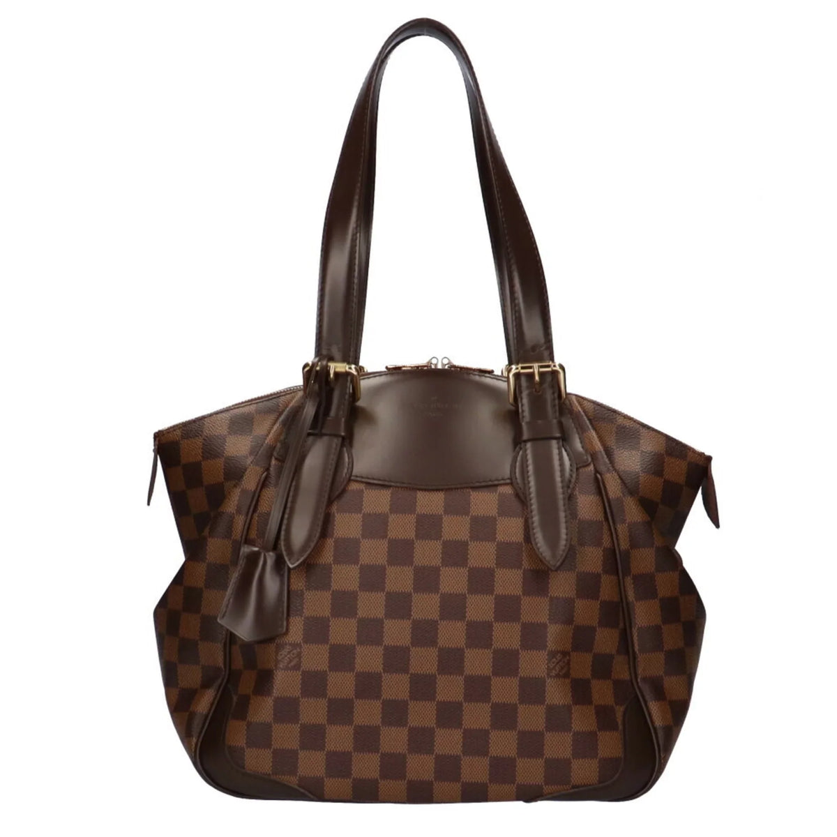 Authenticated Second-hand Louis Vuitton LOUIS VUITTON Verona MM Damier Shoulder Bag Canvas Brown Women's