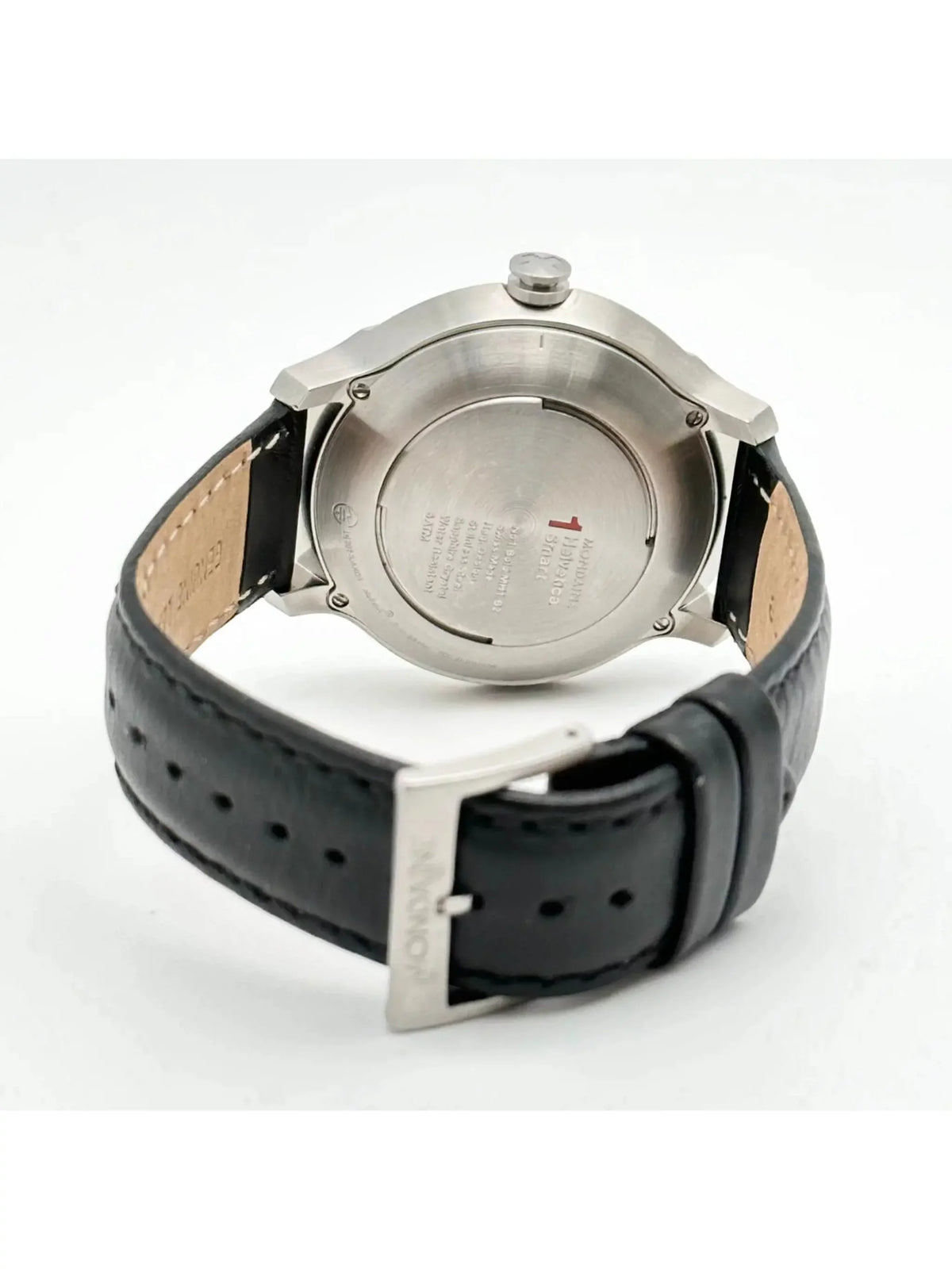 Mondaine Limited Edition Helvetica 1 Silver Dial Mens SmartWatch MH1.B2S80.LB