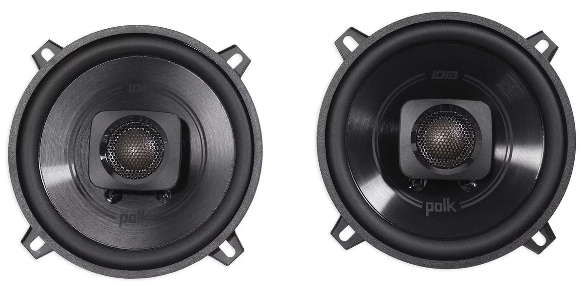 (2) Polk Audio DB522 5.25" 600w Car Audio ATV/Motorcycle/Boat Speakers + Rockmat