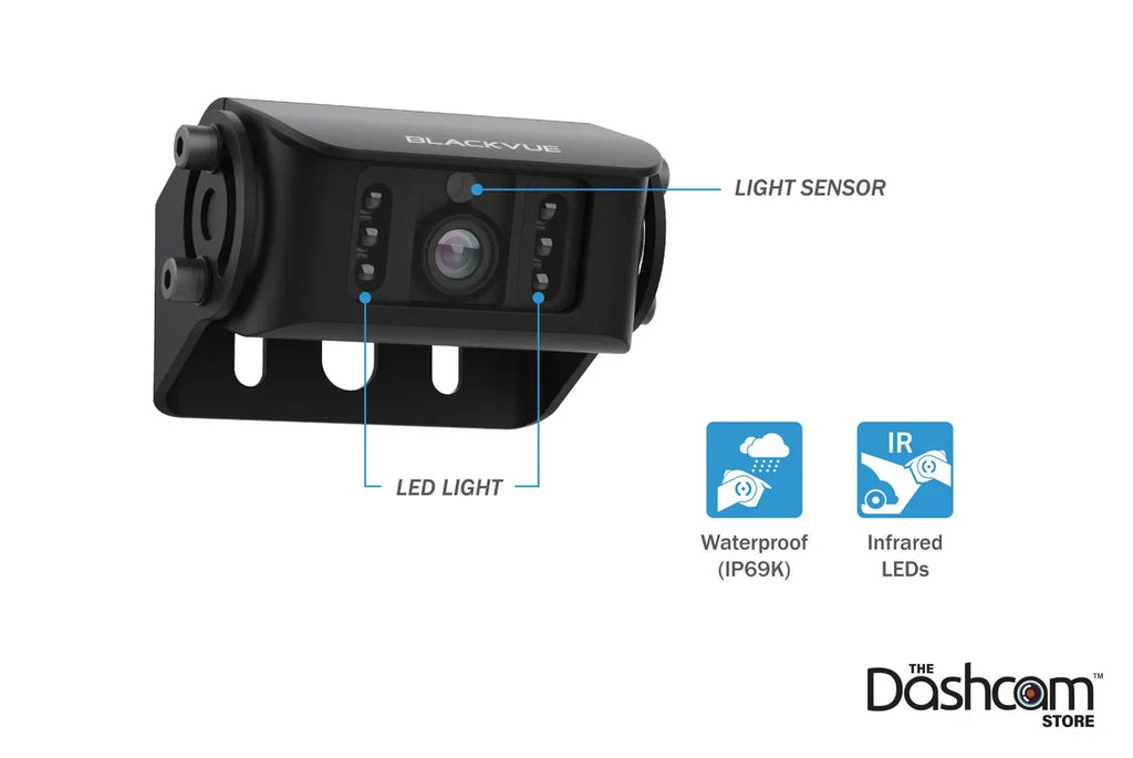 BlackVue DR770X-2CH-TRUCK Front + Fluid Exterior Dash Cam With 128GB Card | Cloud-Ready 1080p 60FPS GPS & WiFi