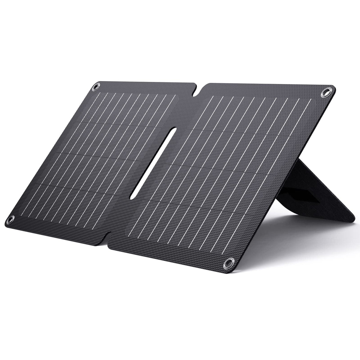 BigBlue 10W ETFE Solar Panel Charger with USB-A and USB-C, SolarPowa 10 Portable Solar Phone Charger with Kickstand for Camping, IP65 Fluid Compatible with iPhone 14/X/8, Tablet, , , et