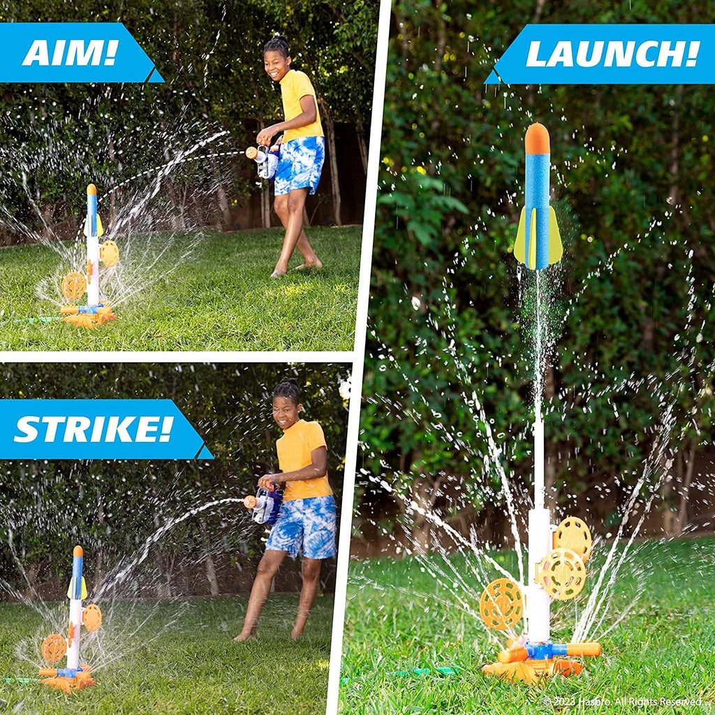 NERF Super Soaker SkyBlast Target Sprinkler for Kids Outdoor Play – Summer Fluid Games