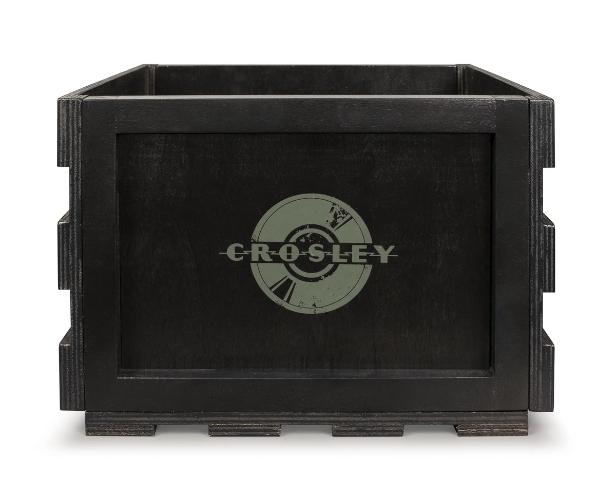 Crosley Vinyl Record Storage Crate - Turntable Accessory