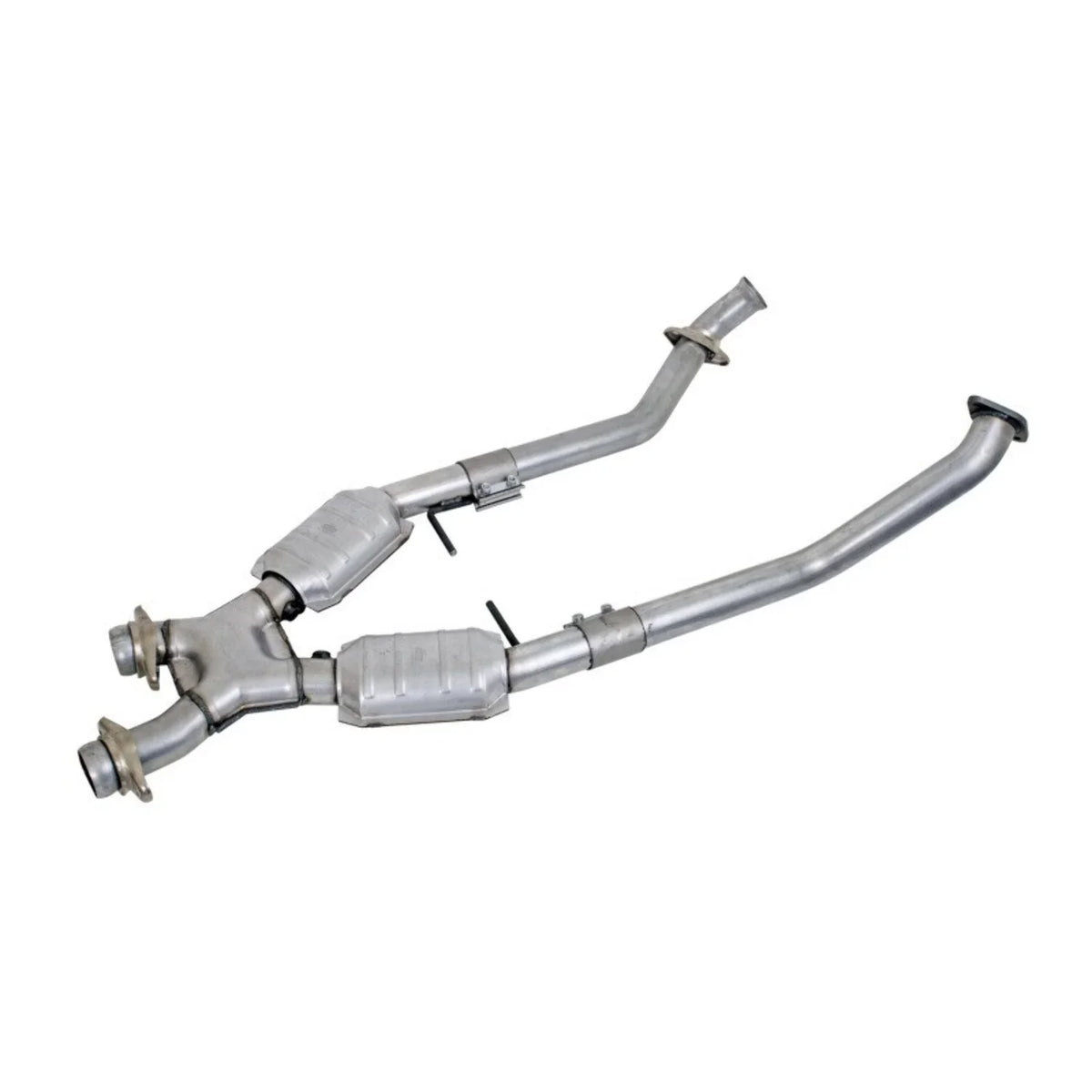 BBK 96-98 Mustang 4.6 GT High Flow X Channel With Catalytic Converters - 2-1/2 Fits select: 1996-1998 FORD MUSTANG