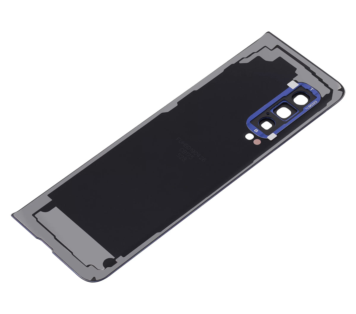 Replacement Back Cover Glass With Camera Lens Compatible For Galaxy Fold 4G (F900) (Premium) (Astro Blue)