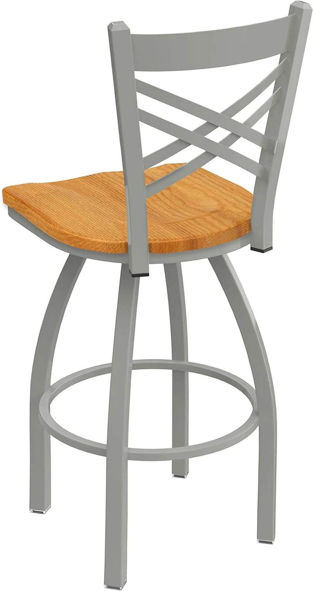 820 Caalina 36" Swivel Wih Anodized Finish And Medium Oak Sea