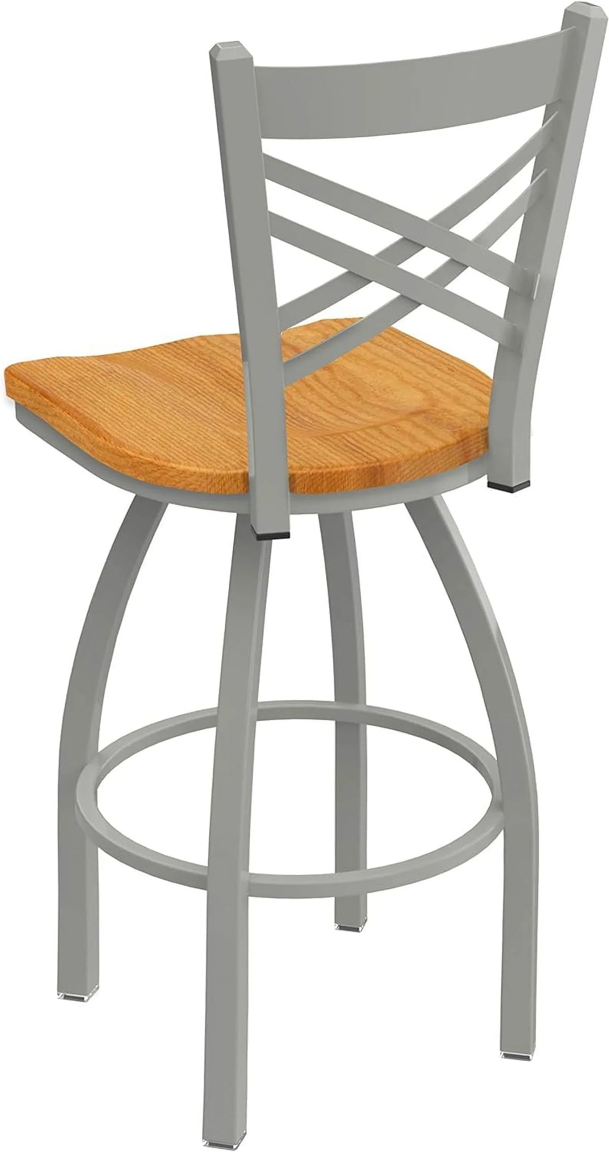 820 Caalina 36" Swivel Wih Anodized Finish And Medium Oak Sea