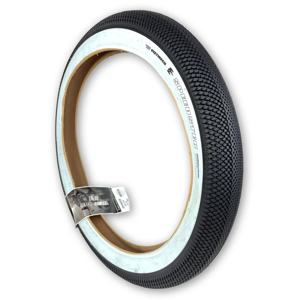 Vee Tire 22x3.0 Bike Tire, Whitewall Speedster E-Bike 50 Capability Compound