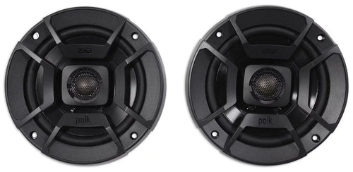 (2) Polk Audio DB522 5.25" 600w Car Audio ATV/Motorcycle/Boat Speakers + Rockmat