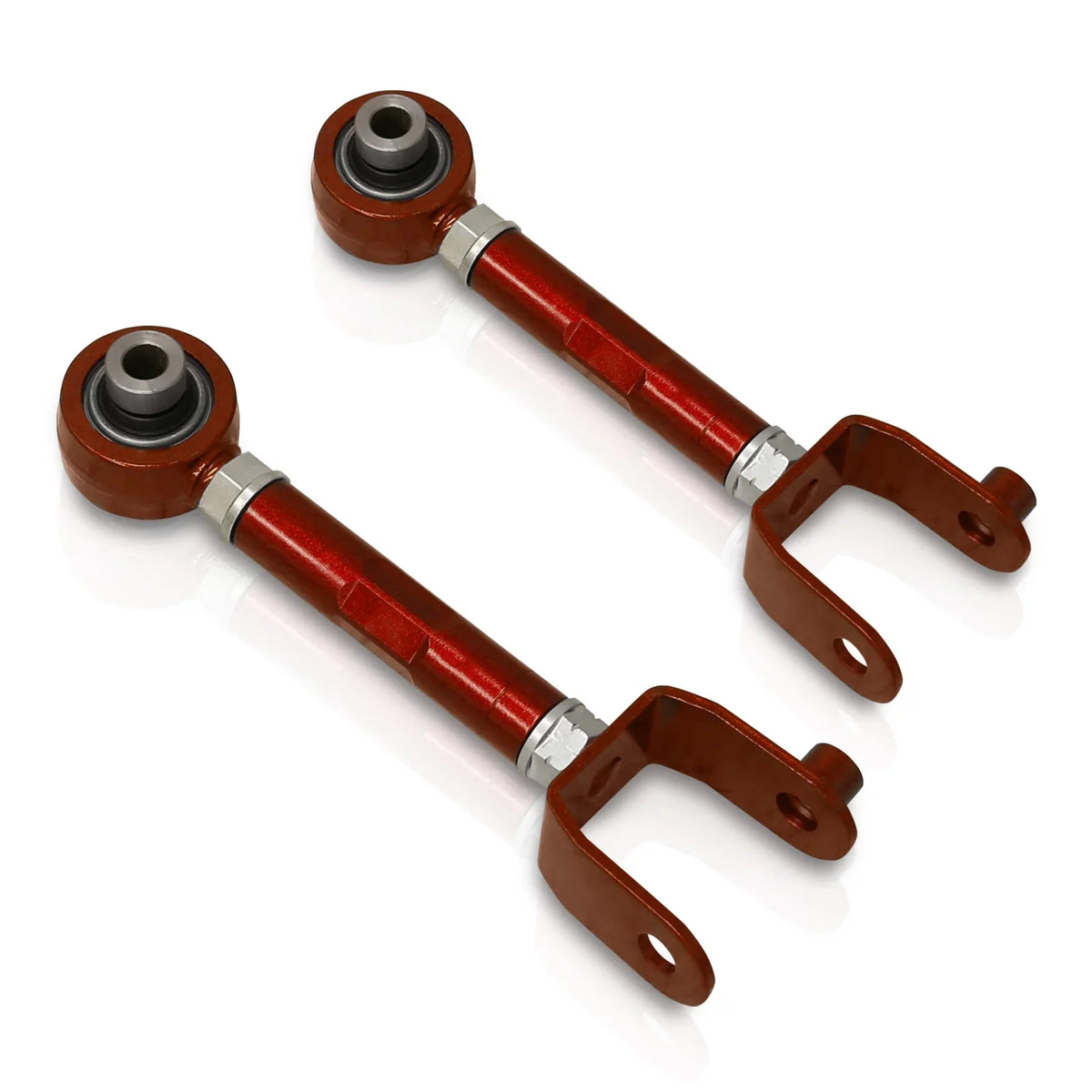AJP Distributors Rear Upper Suspension Adjustable Camber Kit Control Arms UCA Set Red Compatible/Replacement For Mazda Miata MX-5 ND MX5 2016 2017 2018 2019 2020 2021 2022 2023 16 17 18 19 20 21 22 23