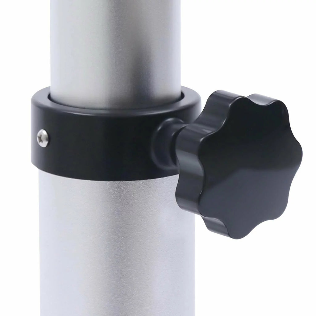 Miumaeov 16.9"-29.1"Adjustable Thickened Table Pedestal Stand Leg Base Mount Frame Aluminum Alloy Removable for RV Camper Marine Boat Caravan Motorhome Table