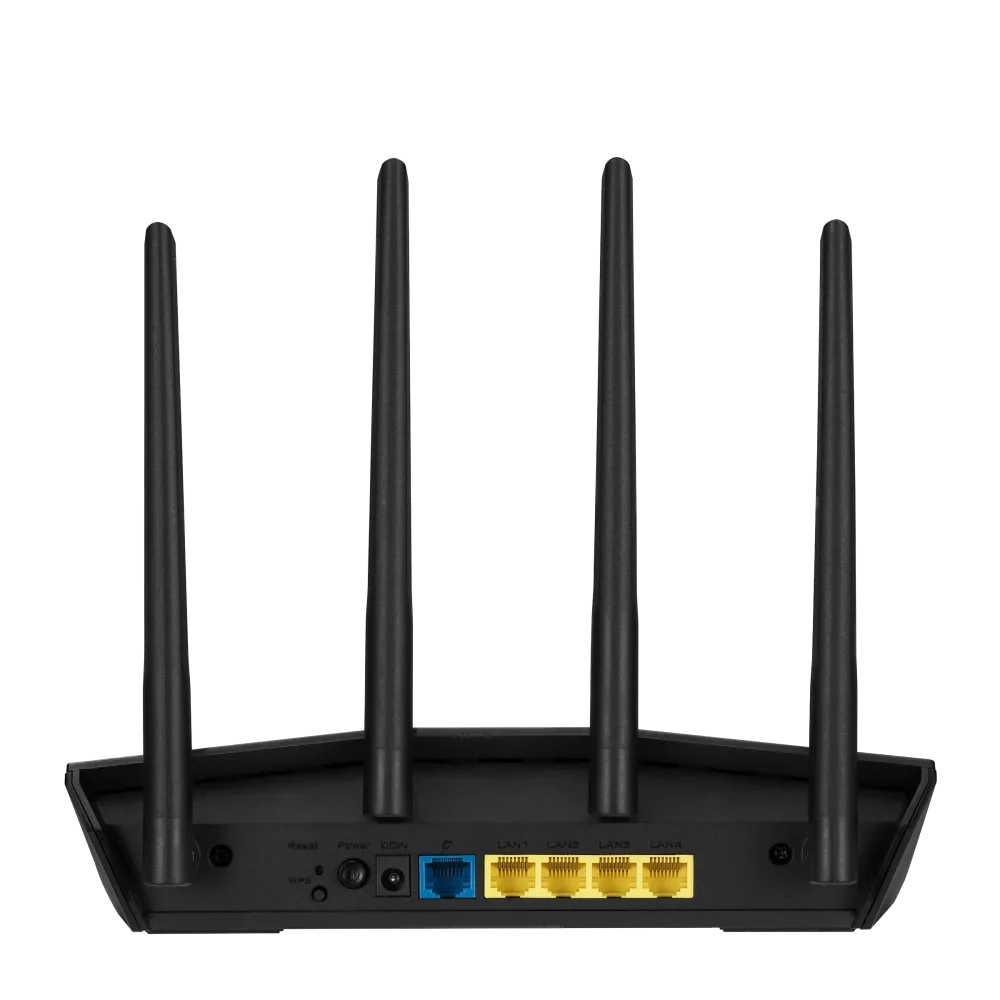 RT-AX55 Wi-Fi 6 IEEE 802.11ax Ethernet Wireless Router - 2.40 GHz ISM Band - 5 GHz UNII Band - 4 x Antenna(4 x External) - 225 MB/s Wireless Speed - 4 x Network Port - 1 x Broadband Port - Gig...