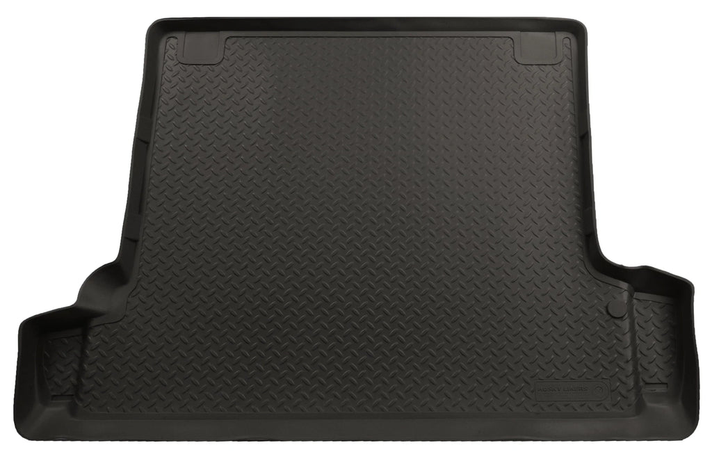 Husky by RealTruck Classic Style Series Cargo Liner Black Compatible with 2003-2009 Toyota 4Runner Cargo area with Double Stack Cargo Tray option