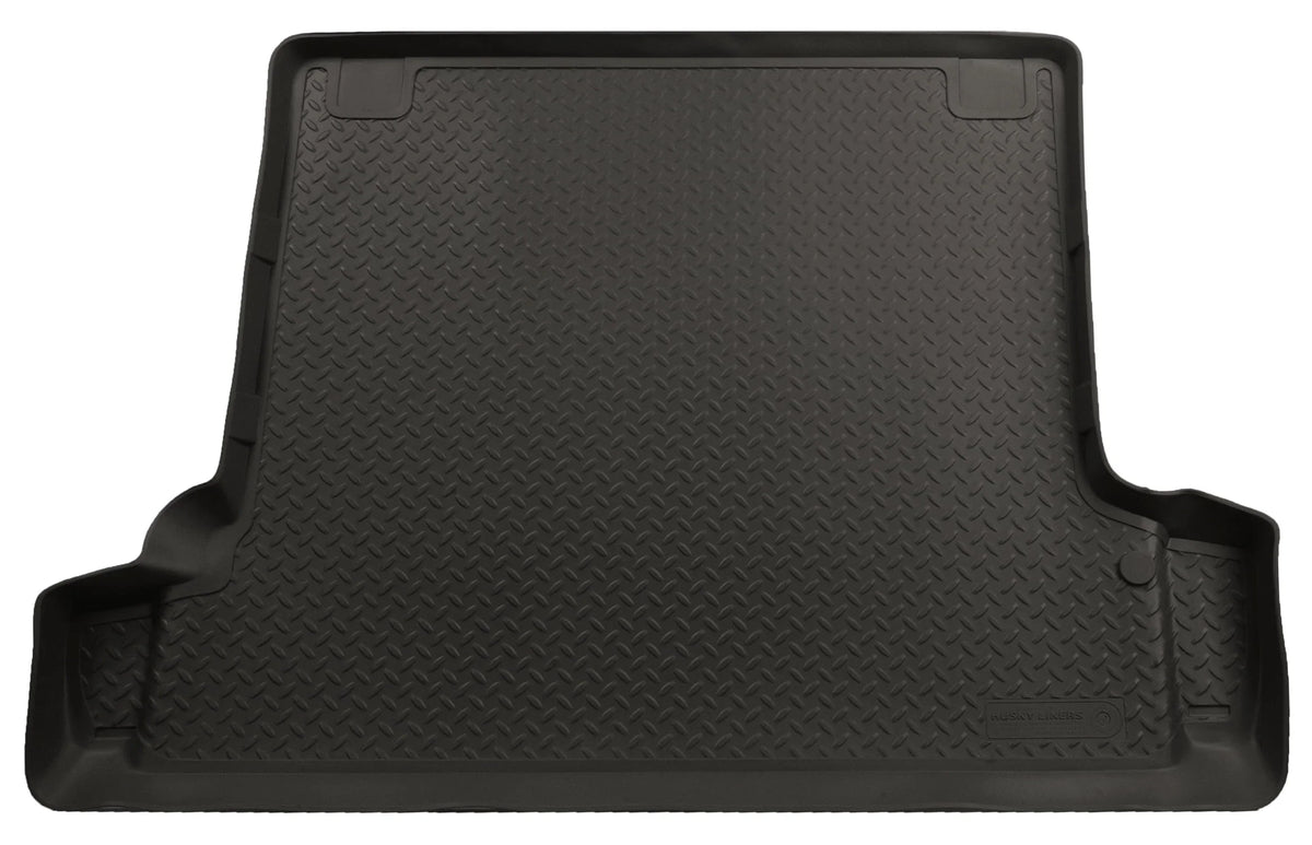 Husky by RealTruck Classic Style Series Cargo Liner Black Compatible with 2003-2009 Toyota 4Runner Cargo area with Double Stack Cargo Tray option
