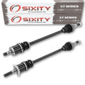 2 pc Sixity XT Front Left Right Axle compatible with Can-Am Maverick 1000 2015 - XDS DPS 4X4