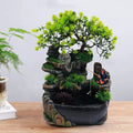 Miumaeov Ornament Rockery Fountain Fluid Fengshui Desktop Zen Decor