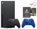 Xbox Series X Bundle, Two Xbox Wireless Controllers, Xbox 3 Month Game Pass Ultimate with Mazepoly Accessories