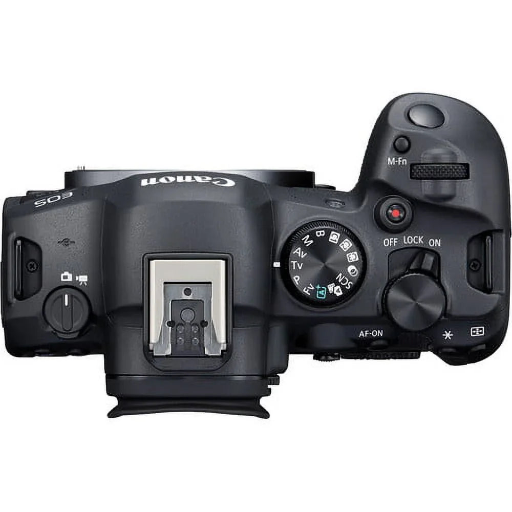EOS R6 Mark II Mirrorless Camera (5666C002) + RF 24-70mm Lens + 64GB Memory Card + Case + Corel Photo Software + 2 x LPE6 Battery + External Charger + Card Reader + More