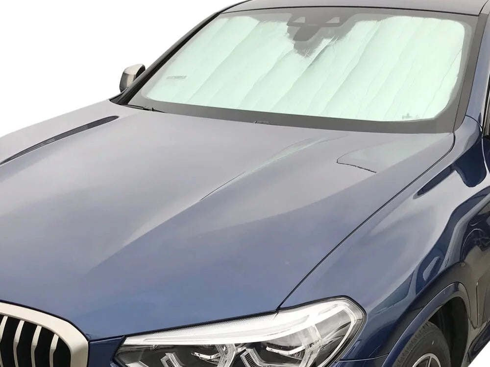 HeatShield, The Original Windshield Sun Shade, Custom-Fit for BMW X4 SUV 2019, 2020, 2021, Silver Series