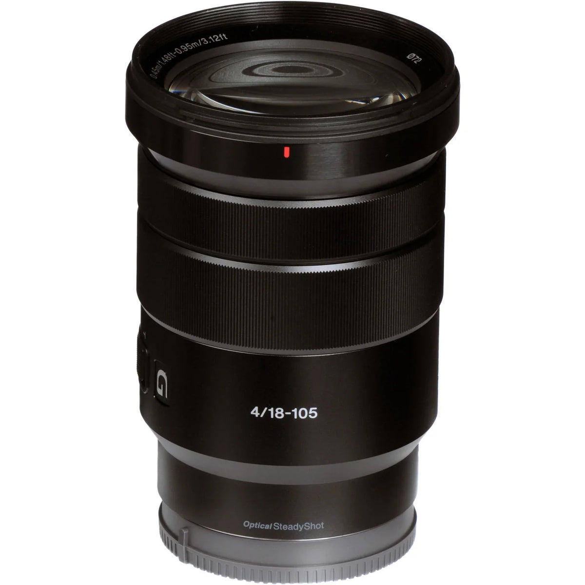 E PZ 18-105mm f/4 G OSS Lens with Essential Accessory Bundle - Includes: Fluid Resistant Lens Pouch, SanDisk 32GB Memory Card, 3 Piece Multicoated HD Filters with Case (UV,CPL, FLD), Variable Neu