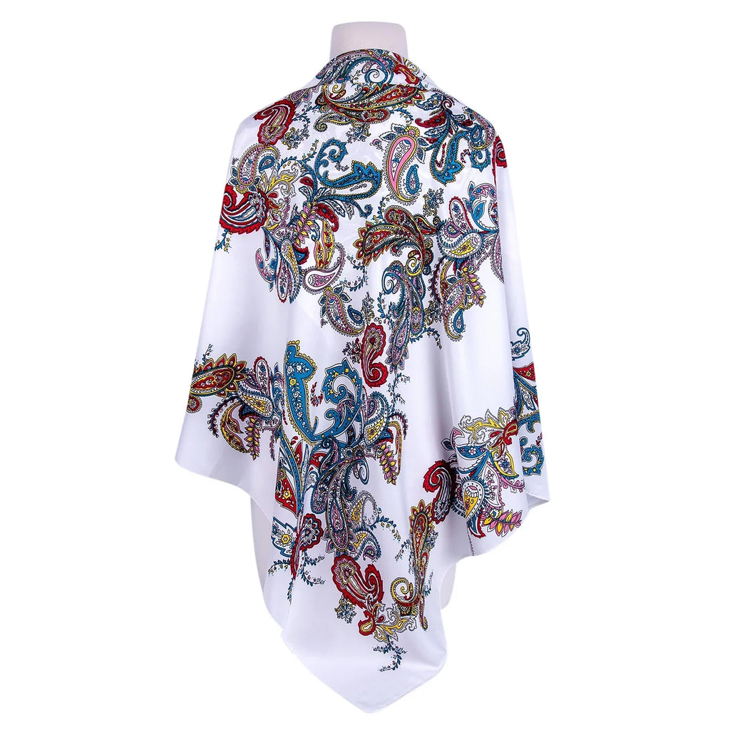 STP GOODS Evening Shawl and Wrap for Women Magic Land Silk Shawl 39x39” (100x100 cm) Travel Scarf Tops Fashion Shawl for Wedding