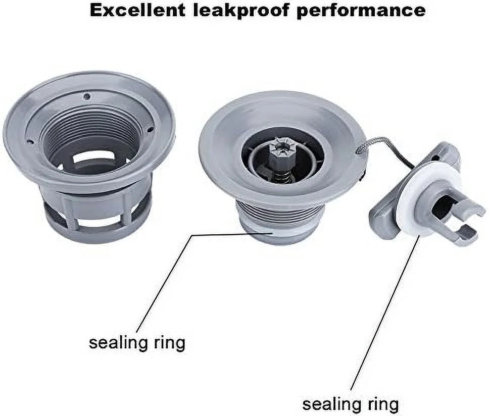 Boat Air Valve, Air Plugs PVC Long-lasting Air Gas Valve Cap Replacement for Inflatable Boat Dinghy Kayak Canoe