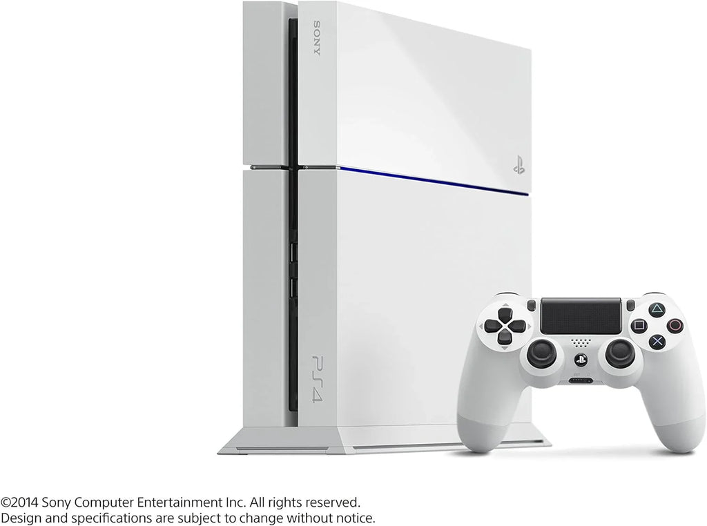 PlayStation 4 500GB Only White Gaming Console with Gaming Head Set BOLT AXTION Bundle Pre-owned