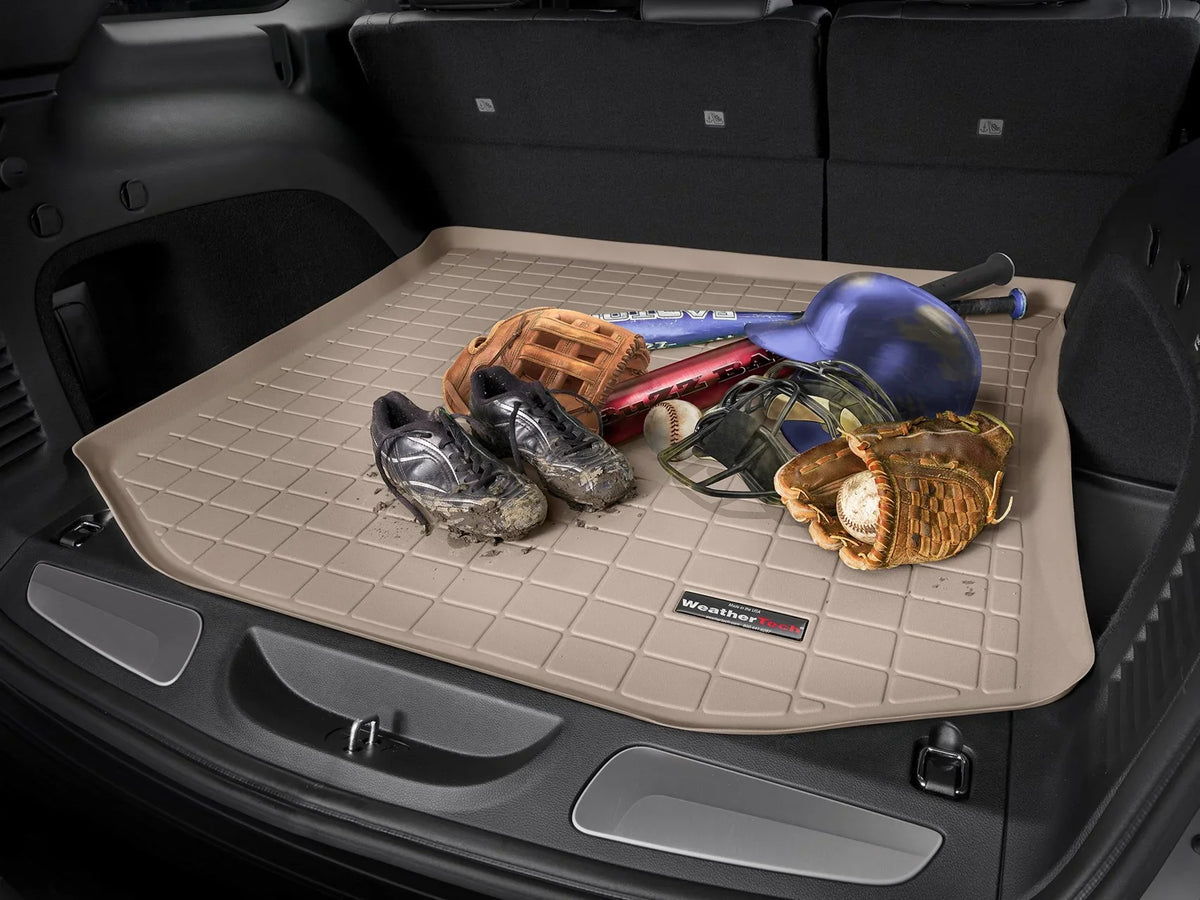 WeatherTech Cargo Trunk Liner with Bumper Protector compatible with 2018-2024 Honda Odyssey - Behind 2nd Row Seating With Bumper Protector, Black