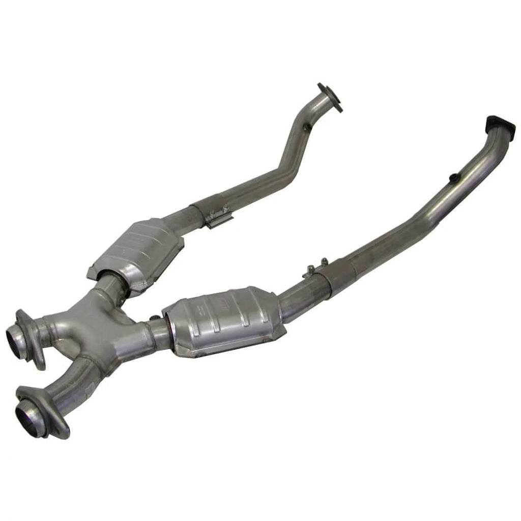 BBK 96-98 Mustang 4.6 GT High Flow X Channel With Catalytic Converters - 2-1/2 Fits select: 1996-1998 FORD MUSTANG