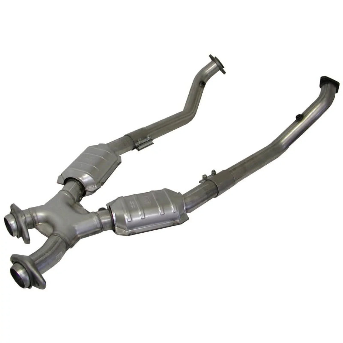 BBK 96-98 Mustang 4.6 GT High Flow X Channel With Catalytic Converters - 2-1/2 Fits select: 1996-1998 FORD MUSTANG