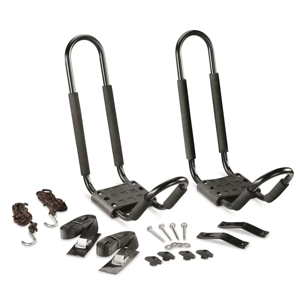 Guide Gear Universal Kayak Canoe Roof Rack, Car Top Cargo Carrier, J-bar
