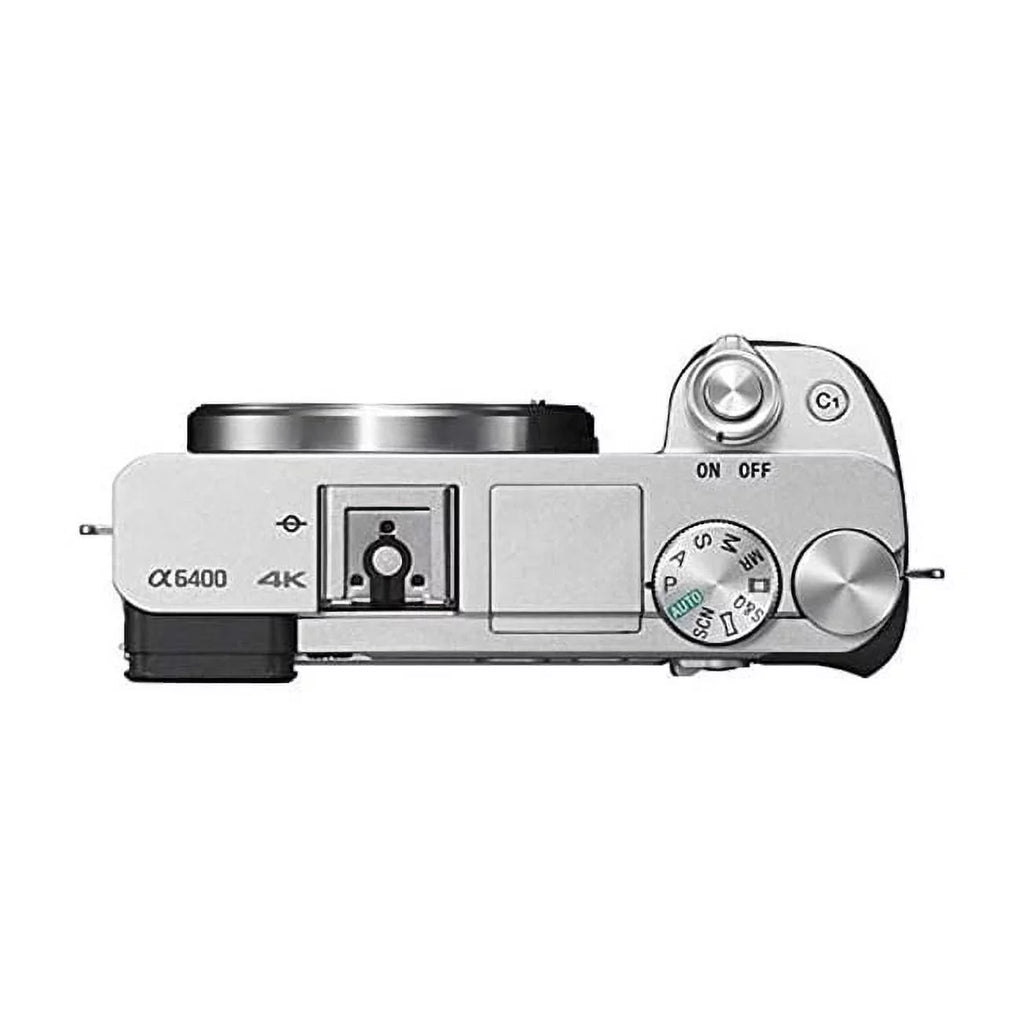 Alpha A6400 Mirrorless Digital Camera [Body only] - Wi-Fi and NFC Enabled, International Version - (Silver)