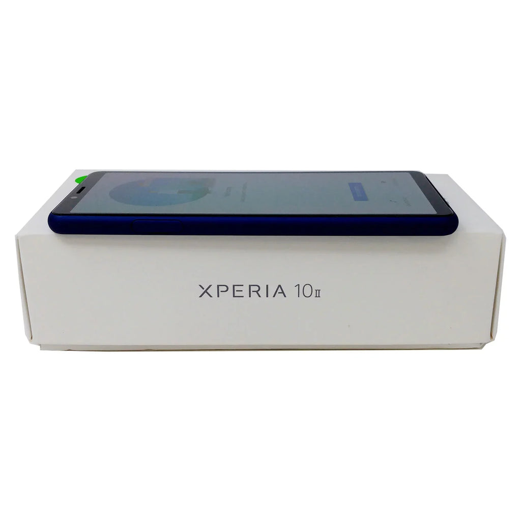 Open Box Xperia 10 II 128GB XQ-AU52 Dual SIM GSM Unlocked 4G Smartphone - Blue