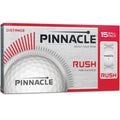 Pinnacle Rush Golf White Balls - Pack of 15
