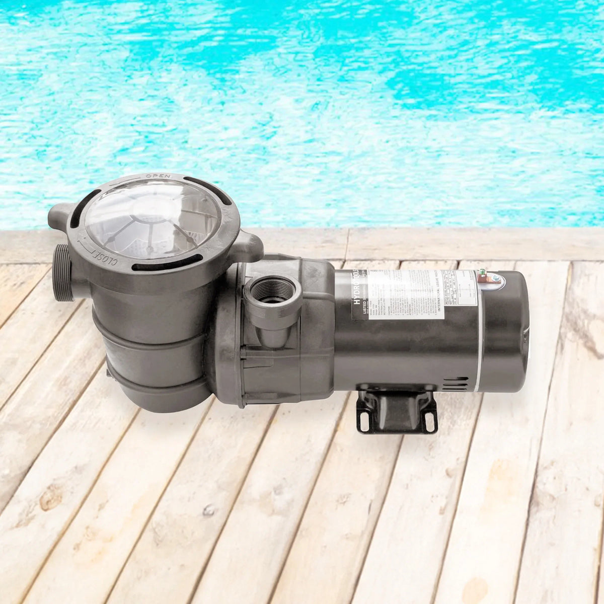 Swimline HydroTools Hydro Flo 0.75 Vertical Discharge Swimming Pool Pump