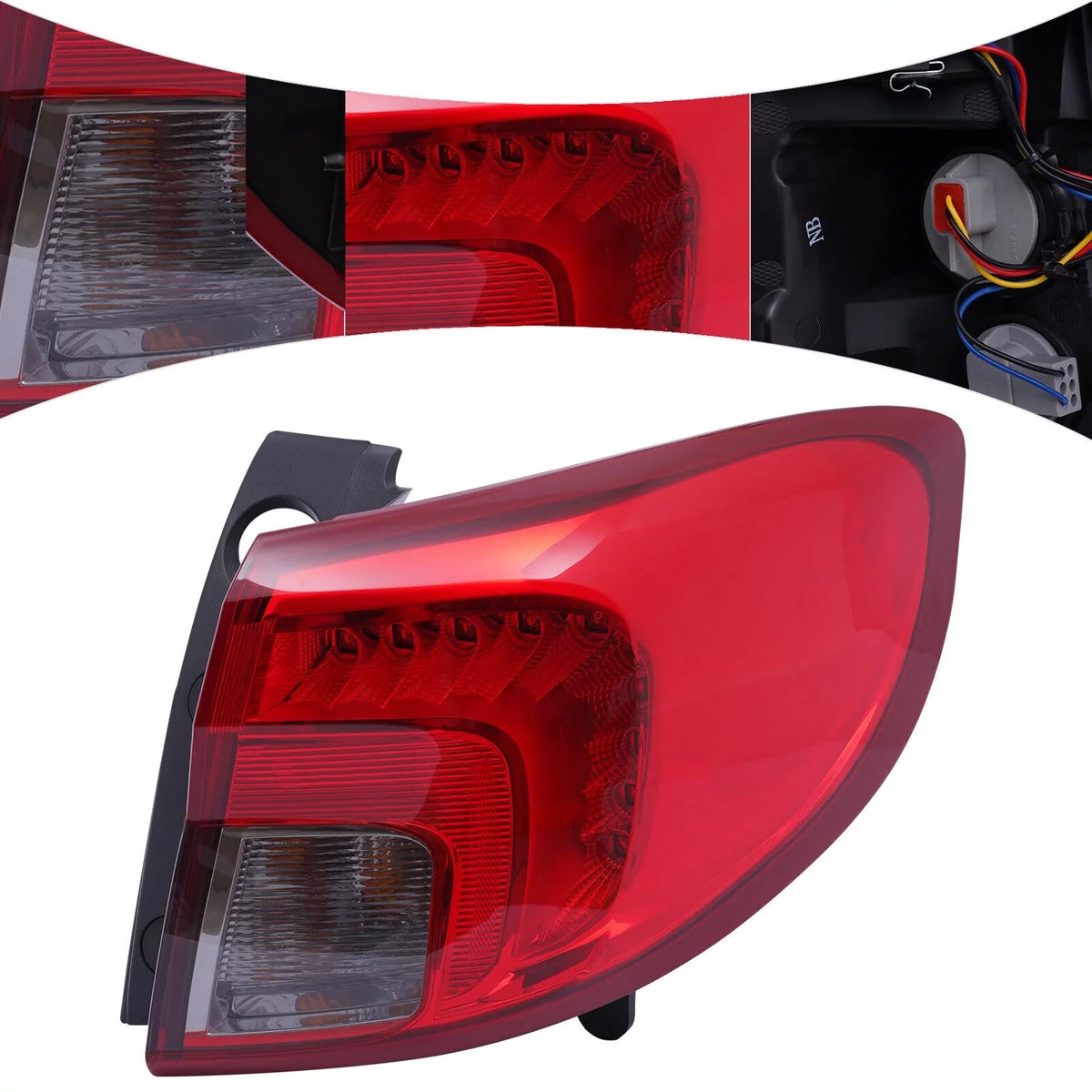 Tail Light Assembly for 2016 2017 2018 Buick Envision Passenger RH Rear Side LED