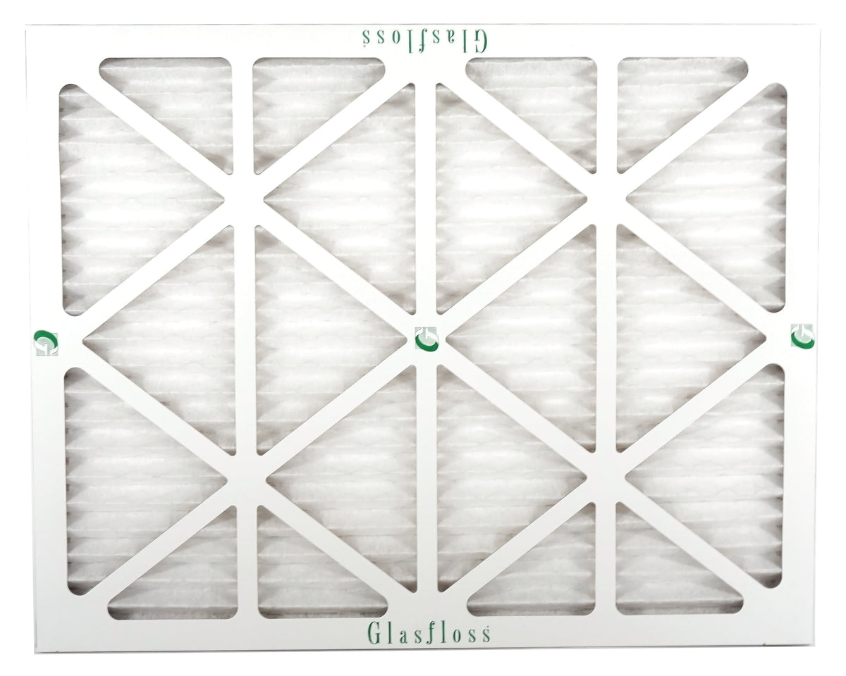 Glasfloss 15x25x1 - MERV 10 -Qty:12 - Furnace Air Filter - Made in USA (Actual Size: 14.5 x 24.5x7/8 inch)