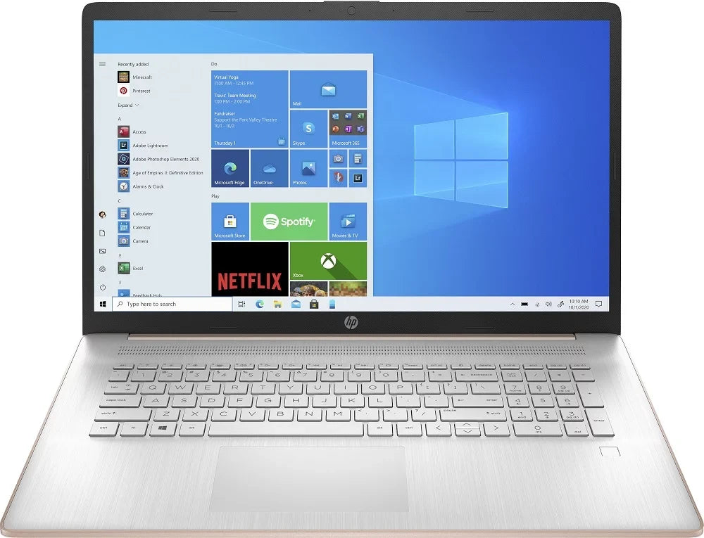 PRE-OWNED - Portable computer 17-cn0003cy MONITOR Windows 10 Home 64-Bit, Core i3-1125G4 Quad-Core Processor 2.00GHz, 8GB DDR4-3200MHz RAM, 512GB SSD