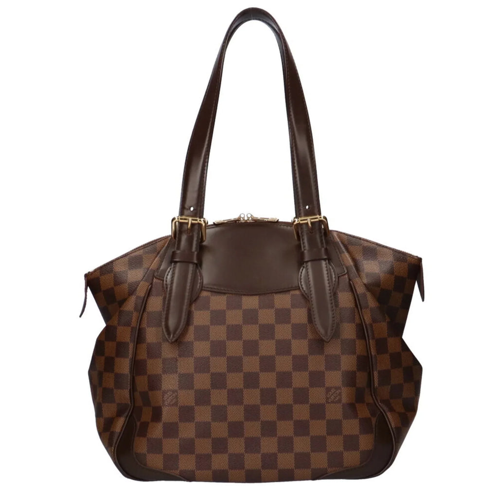 Authenticated Second-hand Louis Vuitton LOUIS VUITTON Verona MM Damier Shoulder Bag Canvas Brown Women's