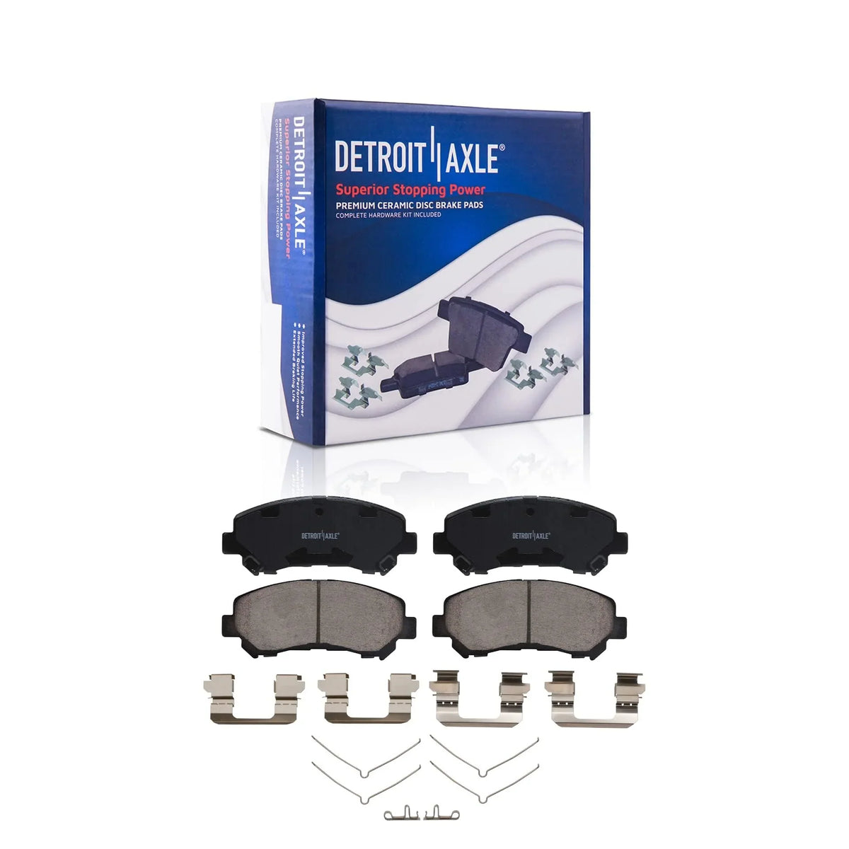 Detroit Axle - Brake Kit for 09-14 16-19 Nissan Maxima Drilled Slotted Brake Rotors Ceramic Brakes Pads 2009-2014 2016 2017 2018 2019 Front Rear Replacement: 12.56" Front 12.12" Rear Rotors