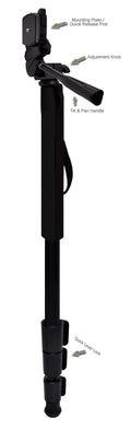 Professional Black 72" Monopod / Unipod (Quick Release) For VIXIA HF R800