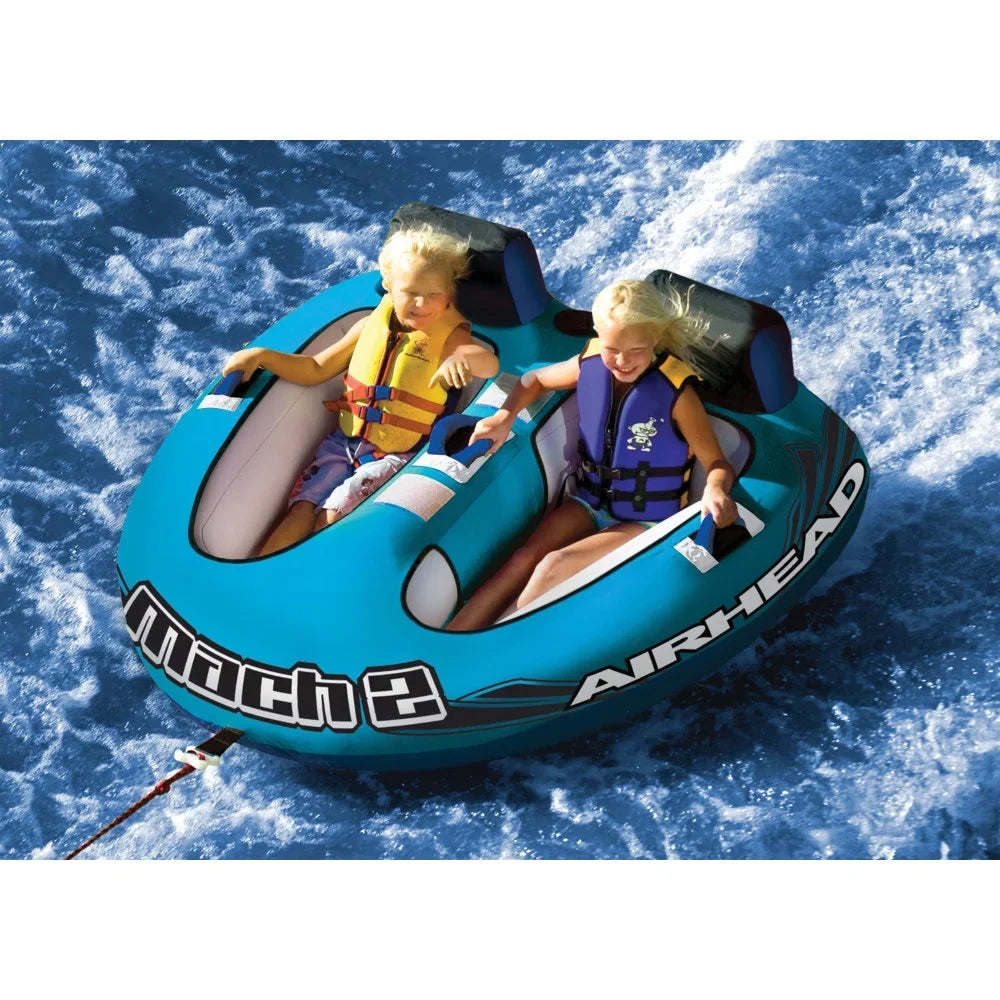 Airhead AHT2M2 MACH 2 Inflatable Double Rider Towable Fluid Tube