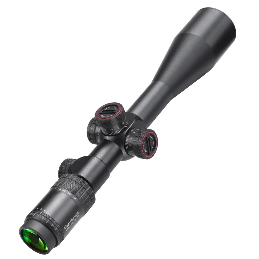 WestHunter Optics WHI 6-24X50 SFIR FFP Rifle Scope, 30 mm Illuminated Riflescope
